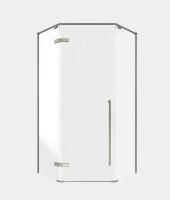 Timo Душевой угол TTSSP-100/13C-8, распаш 1000*1000*2000, проф никель, стекло проз 8 мм