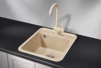 Кухонная мойка Granula ST-4202 бежевый
