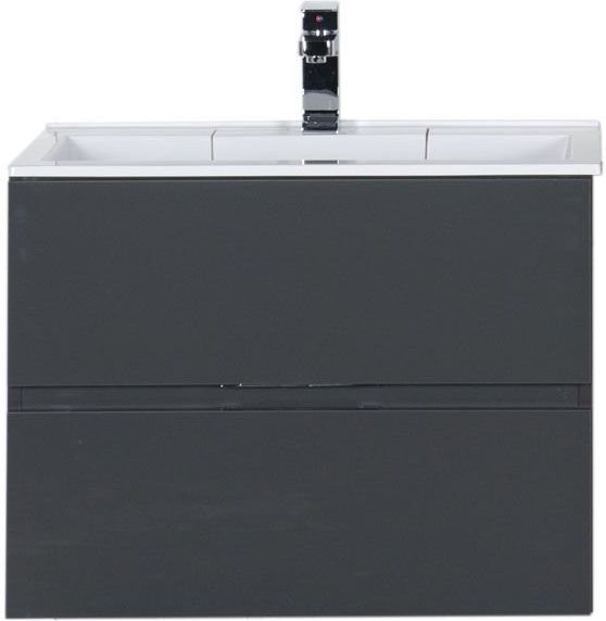 Тумба с раковиной Aquanet Алвита 70 серый антрацит