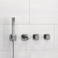 Встраиваемый комплект для ванны WasserKRAFT с лейкой и изливом A8651.312.314.326.087.103