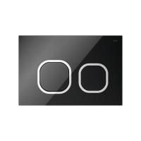 Клавиша смыва IDDIS чёрная Uniglass 001 UNG01BCi77