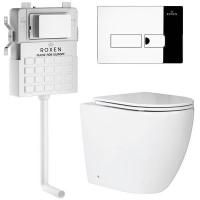 Комплект 5 в 1 RoxenBath Attach 967038 (состоит из: 710215, Caspia 410280CH; 650185-01)