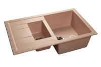 Кухонная мойка GranFest QUADRO Q-775KL светло-розовый
