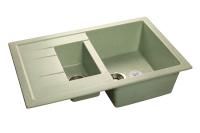 Кухонная мойка GranFest QUADRO Q-775KL салатовый