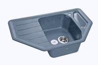 Кухонная мойка GranFest CORNER C-800E графит