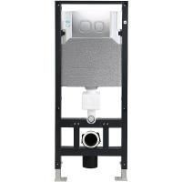 Инсталляция для унитаза WeltWasser WW AMBERG 506 CR с кнопкой хром