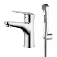 Смеситель для раковины с гигиеническим душем IDDIS Torr TORSB00i08