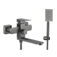 Смеситель для ванны Fmark FS8104Q, графит