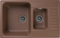 Кухонная мойка GranFest QUARZ 21К терракот