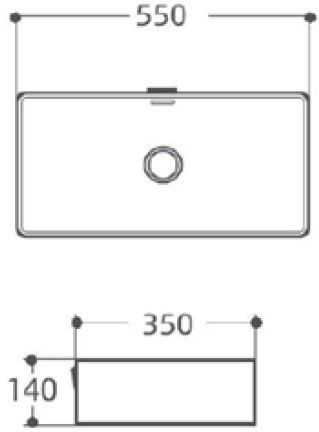 Раковина Aquanet Perfect-3 55