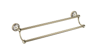 Полотенцедержатель трубчатый 2-ой Fixsen Bogema Gold FX-78502G 60 см