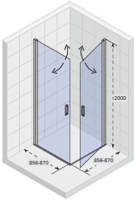Душевой уголок Riho Novik Z209 90x90 GZ2090090