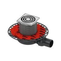 Трап TECE TECEdrainpoint S110 низкий горизонтальный Хром матовый 3601100