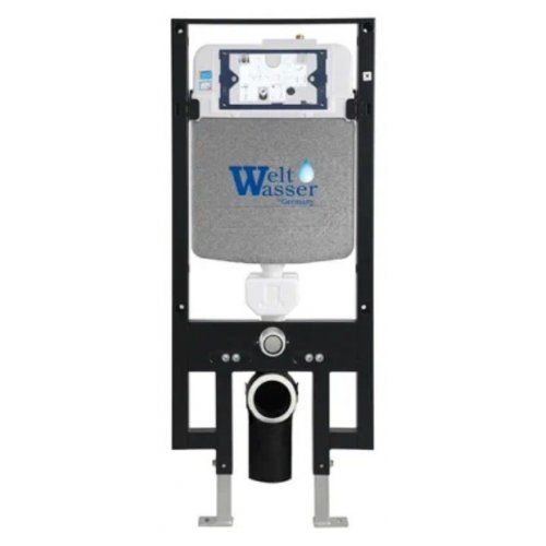 Унитаз с инсталляцией WeltWasser AMBERG 497 + GELBACH 004 MT-GR + AMBERG RD-WT