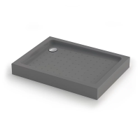 Душевой поддон прямоугольный Veconi Tezeo Acrylic TZ-54GR, 1200x900x150, акрил, серый