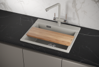 Мойка для кухни Granula Estetica 5804 базальт, 58х50 см, прямоугольная