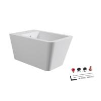 Alice Hide Square комплект:31220109 Подвесное биде, форма-квадрат, белый матовый, без сливного механизма, без крепежного набораFIX10 Набор крепежный для монтажа унитаза на инсталляцию. Состав (каждого элемента по 2шт): винт М12х20 с отверстием 6мм под ш