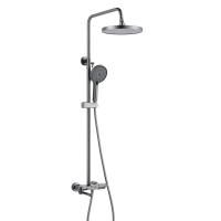 Душевая система Shevanik S4726T, оружейная сталь