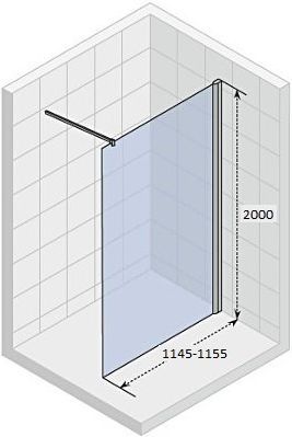 Душевая перегородка Riho Novik Z400 120 GZ4120000