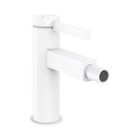 Hansgrohe Finoris Смеситель для биде однорычажный со сливным клапаном Push-Open белый матовый 76200700