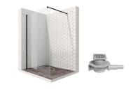 Душевая перегородка Ambassador Walk-in 15031112-MA1, свободный вход, точечный трап, 120см