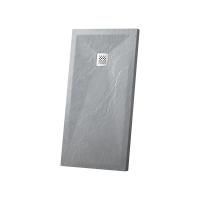 Поддон для душа из искусственного камня Vincea VST-4SR9014G, 1400*900*30, серый