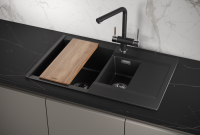 Мойка для кухни Granula Estetica 7808 шварц, 78х50 см, прямоугольная