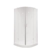 Душевое ограждение Niagara Nova NG-6616-08 100x100x190 полукруг, двери распашные