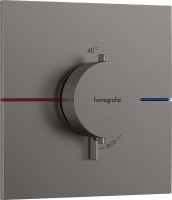 Термостат для скрытой установки Hansgrohe ShowerSelect Comfort E. 15574340. матовый черный хром 15574340