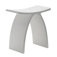 Стульчик для ванной ABBER Stein AS1639 белый матовый