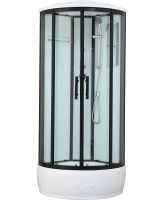 Timo Standart T-6680 Black душевая кабина (80*80*220), шт
