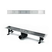 Комплект водоотводящий желоб DP20-600 из нержавеющей стали + Декор. решетка DG20-600 60СМ