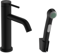 Смеситель для раковины Hansgrohe Tecturis S 73211670 черный матовый 73211670