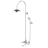 Душевая колонна со смесителем для ванны Bravat Art F65193CP-A2-RUS