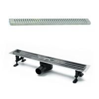 Комплект водоотводящий желоб DP20-700 из нержавеющей стали + Декор. решетка LG20-700 70СМ
