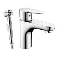 Смеситель для умывальника с гигиенической лейкой WasserKRAFT Leine 3508