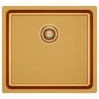 Мойка нерж. сталь VISTA 48, PM304844-BG, брашированное золото, 480х440мм, Paulmark
