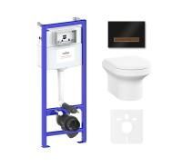 Комплект инсталляции и унитаза 6 в 1 Lavinia Boho Grance Hill Rimless 87561020