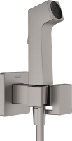 Hansgrohe Гигиенический душ E 1jet EcoSmart+ со смесителем 29233340 матовый черный хром 29233340