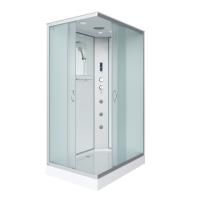 Душ.каб. NG-43285-14QF (1200х800х2150) низкий поддон(13см) стекло МАТОВОЕ 3 места