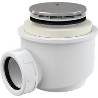 Сифон для душевого поддона Alcaplast хромированный, A47CR-50