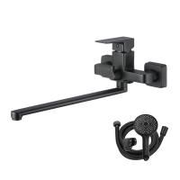 Смеситель для ванны WesnaArt NARCIS NAR06-320BL-25221, черный