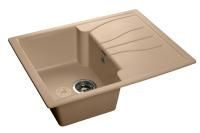 Кухонная мойка GranFest STANDART S-680L топаз
