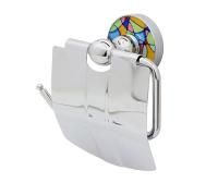 Держатель туалетной бумаги с крышкой WasserKRAFT Diemel K-2225