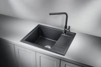 Мойка для кухни Granula 6002 шварц, 60х50 см, прямоугольная