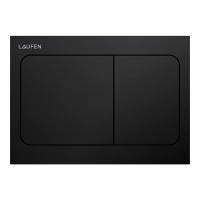 Laufen INEO AIR Клавиша смыва, цвет: черный матовый 9.0011.3.716.000.1