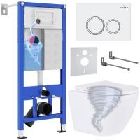 Комплект 6 в 1 RoxenBath StounFix Dual Fresh 868420 (состоит из: 710200, Santi 410260W, 530205-01-L)