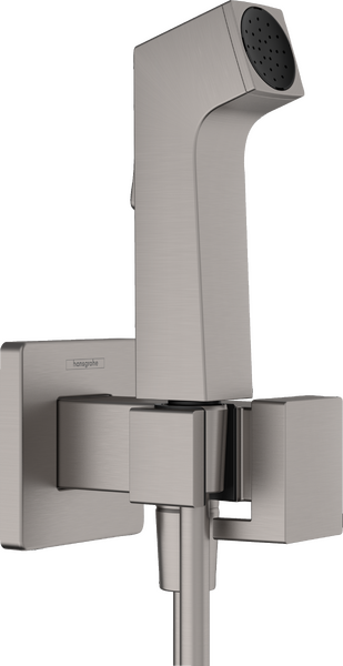 Hansgrohe Гигиенический душ E 1jet EcoSmart+ со смесителем 29233340 матовый черный хром 29233340