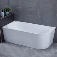 Ванна акриловая Vincea VBT-402-1600L, 1600*750*580, цвет белый, левая, щелевой перелив