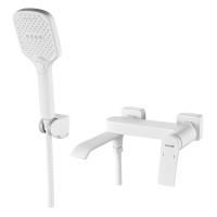 Смеситель для ванны Shevanik S4102C, белый